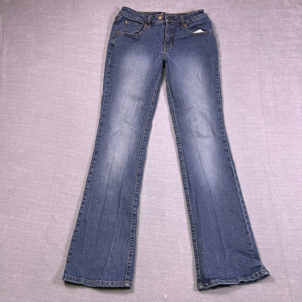L.A. Blues‎ Stretch Bootcut Denim Jeans Womens Size 6 Blue Cotton Blend